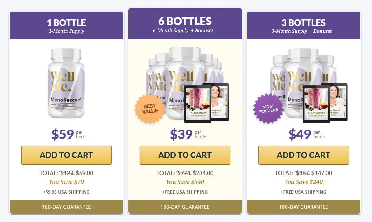 MenoRescue Discount Price